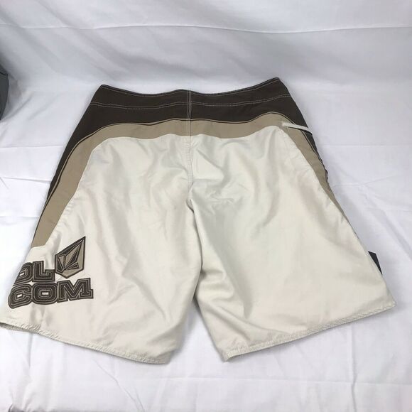 volcom mens‎ board swim surf shorts 36 tan brown - Picture 4 of 10